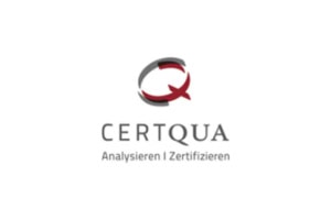 CERTQUA Logo mit dem Slogan 'Analysieren | Zertifizieren' für die multicareer Akademie.